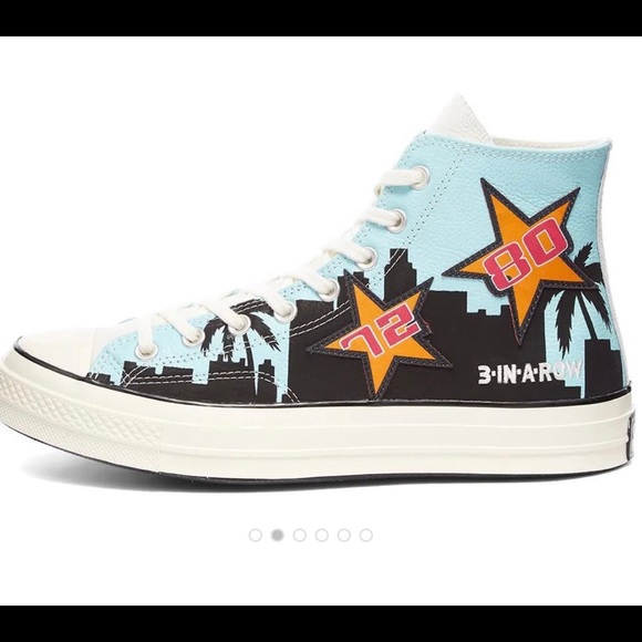 Converse x Chinatown Market Chuck Taylor 1970s Hi Lakers - Picture 2 of 8